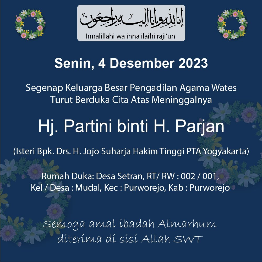 berita duka Hakim tinggi 01