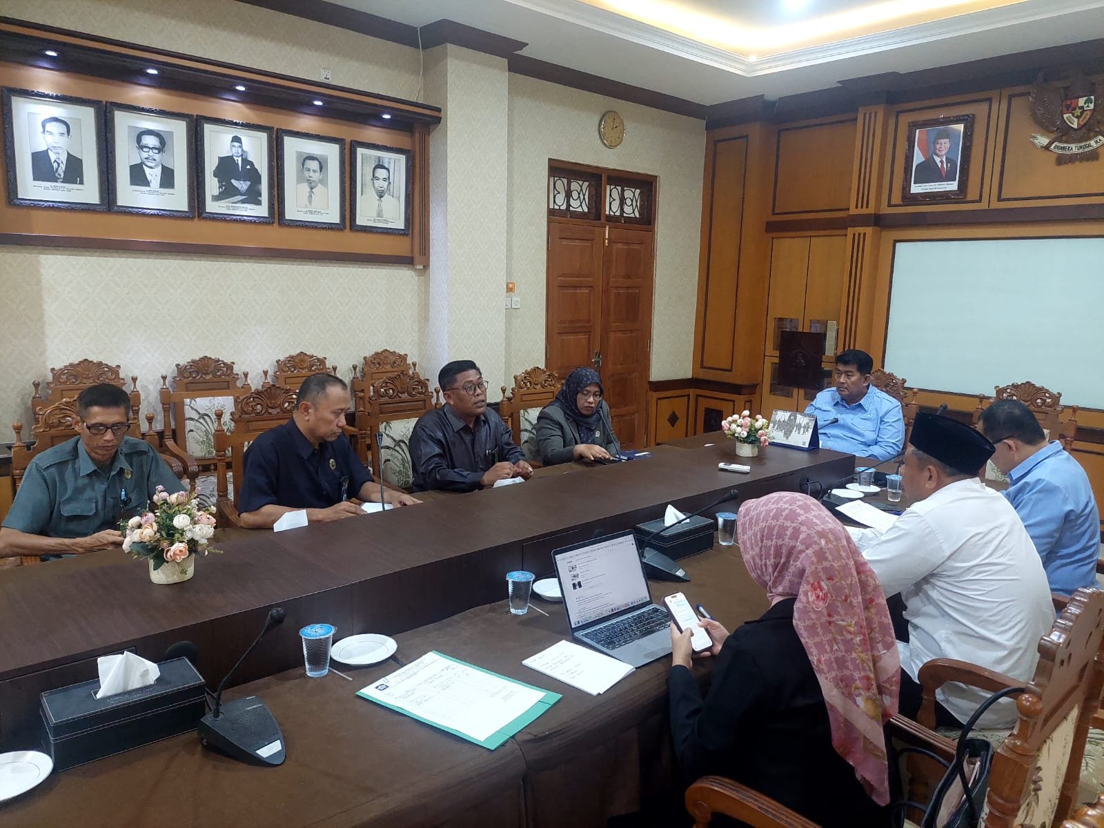 audiensi ketua pa wates ke bupati kp